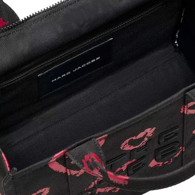 THE LIPSTICK HEART CANVAS MEDIUM TOTE BAG